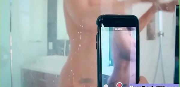  Hardcore Sex On Cam With Busty Sluty Wife (Tegan James) video-28